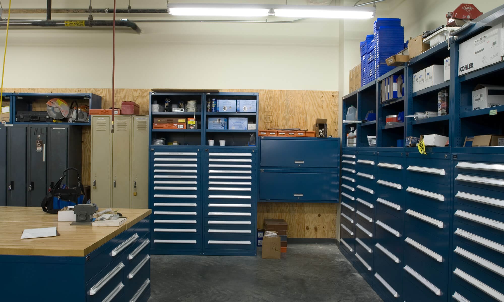 Overhead Filing Shelves Overhead Storage Racks | MonsterRaxs Steel