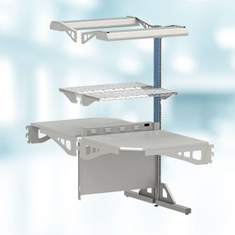 Arlink 8000 Workstations - Double Sided Corner Adder